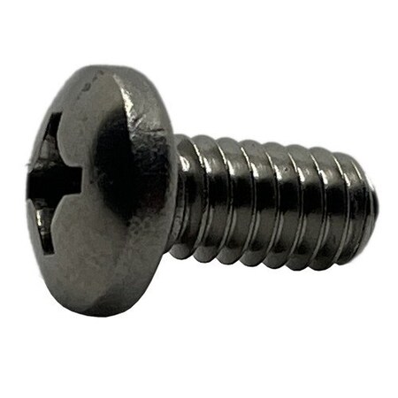 Suburban Bolt And Supply #6-32 x 1/4 in Phillips Pan Machine Screw, Plain Steel A0180080016P